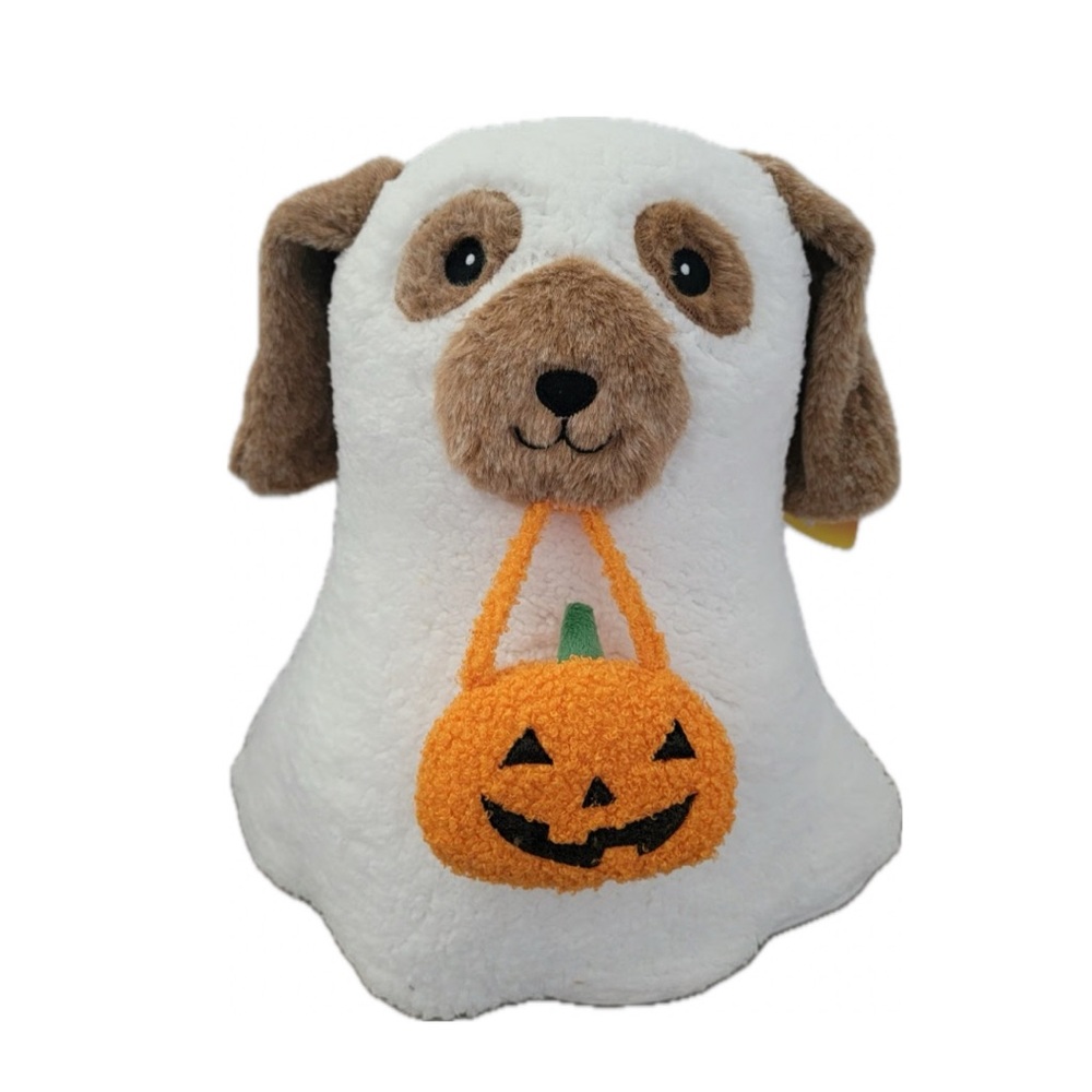 NWT ⚜️🐶⚜️ Doggie Ghost Pillow with pumpkin bag